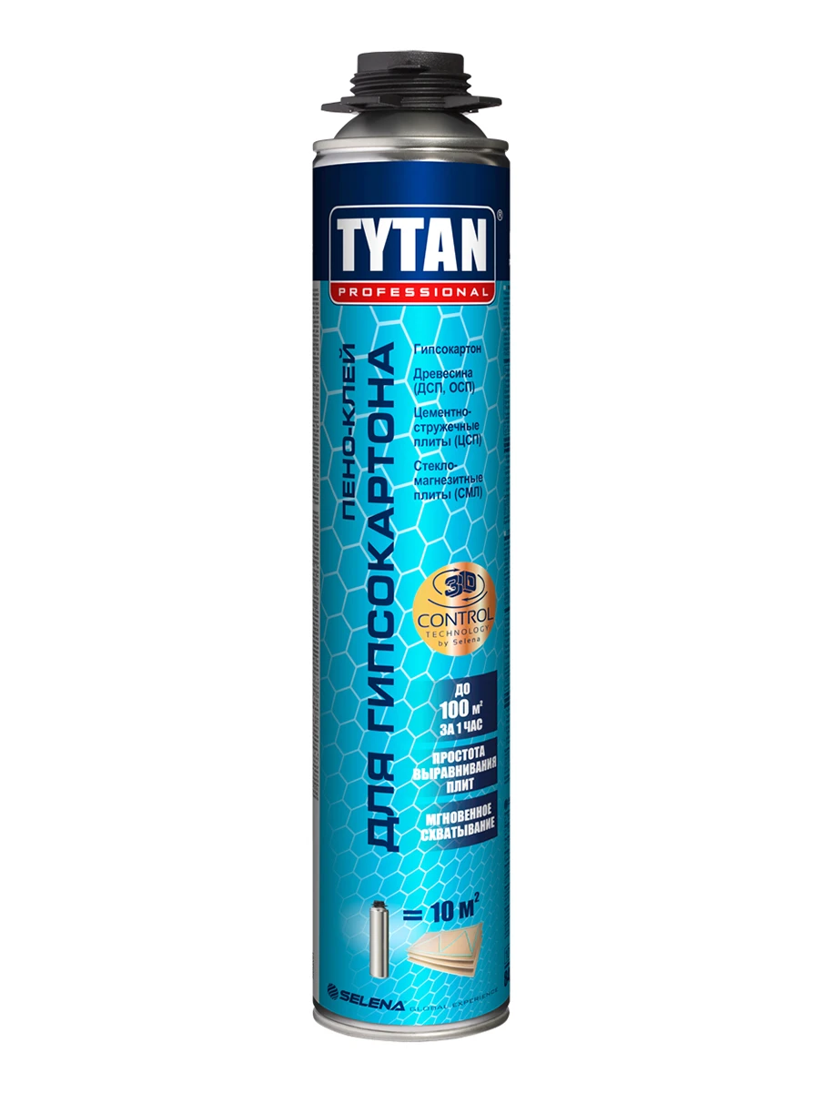 Tytan Professional Пено-клей для гипсокартона 840 мл