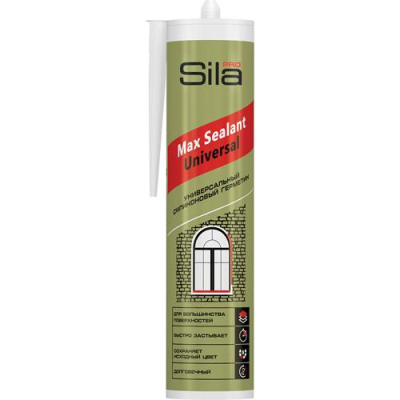 Sila PRO Max Sealant герметик силиконовый универсальный черный 290 мл