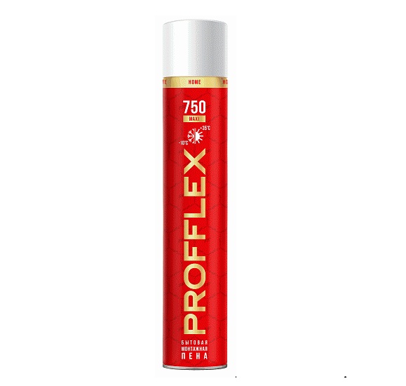 PROFFLEX 750 MAXI пена монтажная бытовая