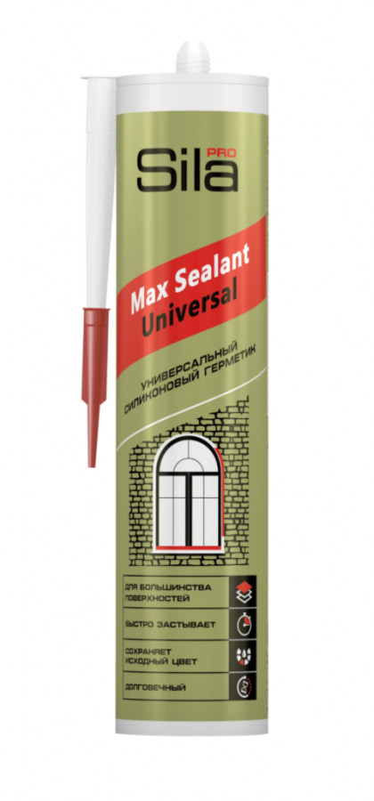 Sila PRO Max Sealant герметик силиконовый универсальный серый 290 мл